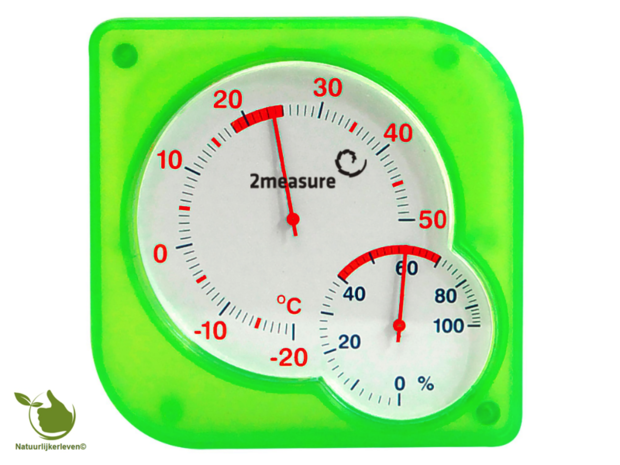 Bimetaalthermometer en hygrometer 