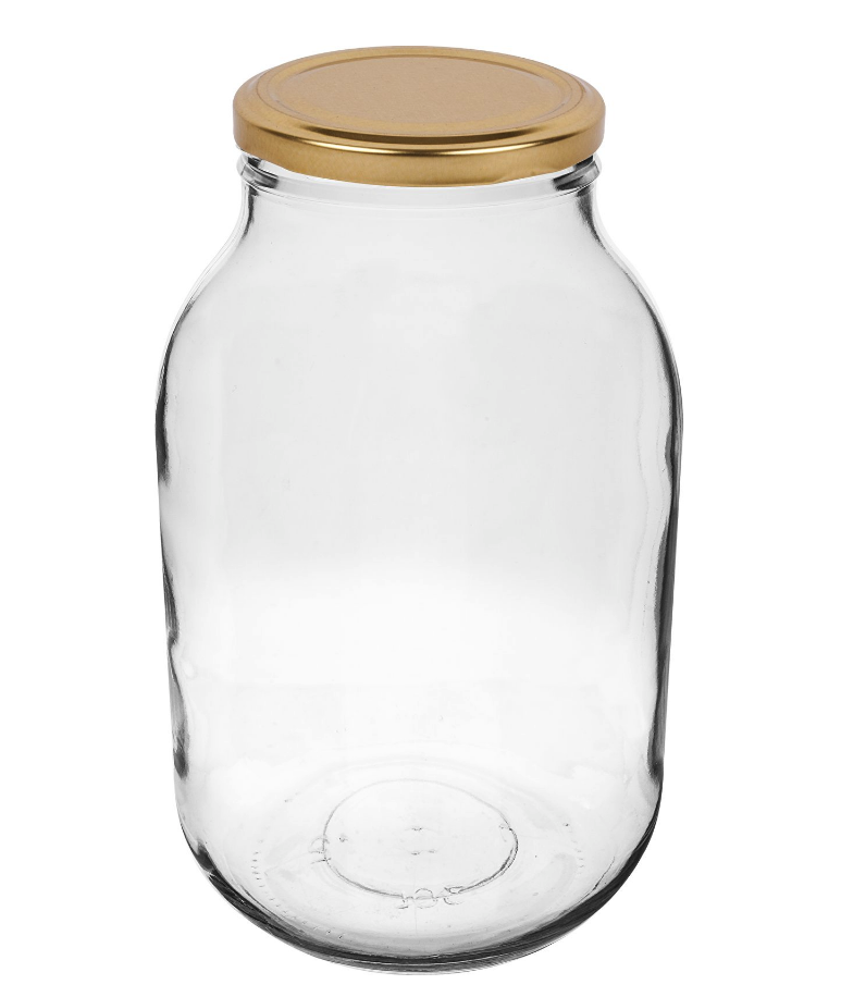 Glazen pot 3 liter - Natuurlijker