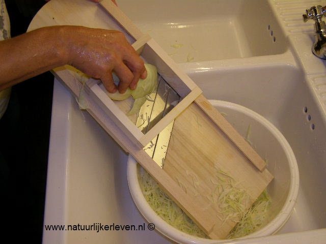 Making sauerkraut