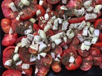 Tomatensaus van geroosterde tomaten