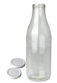 Sapfles 1000 ml 6x inclusief witte dop