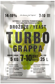 Turbo Grappa distilleerdersgist 7-10 dagen