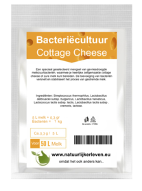 Bacteriecultuur voor Cottage Cheese