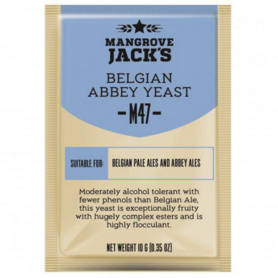 Gedroogde biergist Belgian Abbey M47 – Mangrove Jack’s Craft Series - 10 g