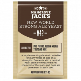 Gedroogde biergist New World Strong Ale M42 – Mangrove Jack’s Craft Series - 10 g