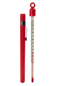Wijn/bier thermometer (als rode penhouder)