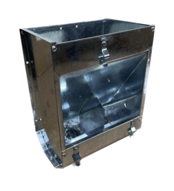 Voerbak zelfreizer dubbel konijn