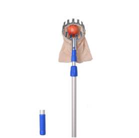 Fruitplukker / appelplukker met stevige uitschuifbare steel tot 3 meter