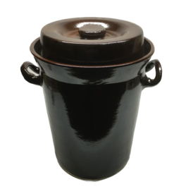 Zuurkoolpot (bruin/klassiek) 15 liter