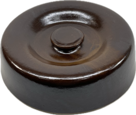 Deksel voor zuurkoolpot bruin klassiek 10 liter