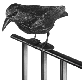 Staande kunststof kraai 