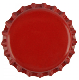 Kroonkurken Rood 26 mm (verpakt per 100 stuks)