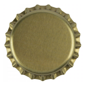 Kroonkurken goud 26 mm (verpakt per 100 stuks)