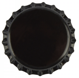 Kroonkurken Zwart 26 mm (verpakt per 100 stuks)