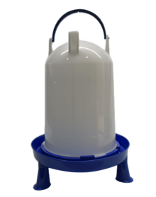 Drinkklok voor pluimvee met handvat en pootjes 7 liter