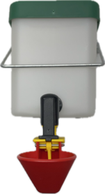 Kuiken drinkfles 0.5L naturel + drinkcup klein