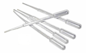 Druppelteller plastic 3ml 5 stuks