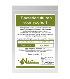 Bacterieculturen voor yoghurt, voor 30L melk