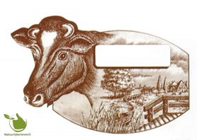 kaaszegels koe 80x55 mm 10 stuks