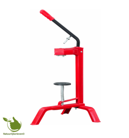 kurkapparaat op voet rood klein model