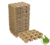 Papieren turf potjes 12 per tray  4.5x5x4.5cm 30 stuks
