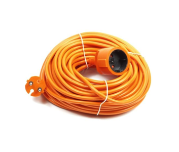 Verlengsnoer 20 meter oranje