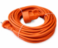 Verlengsnoer 10 meter oranje